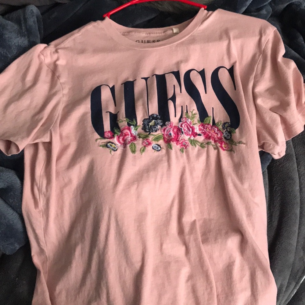 Light Pink Guess T-Shirt